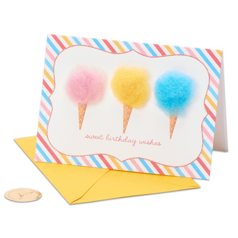 Birthday Cotton Candy Birthday Greeting Card For Kids | Papyrus