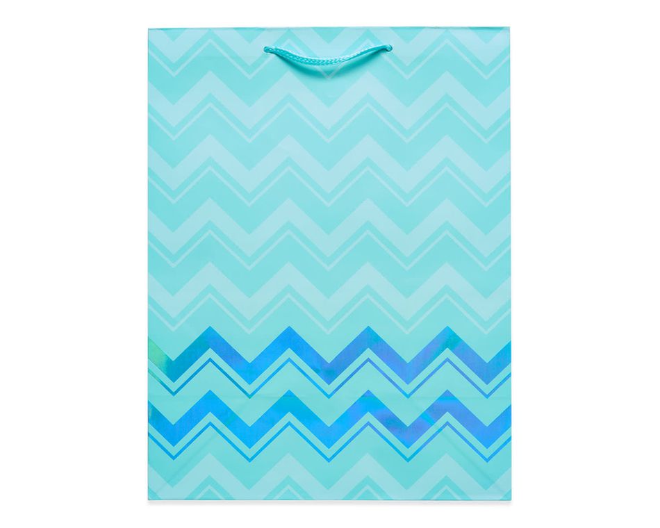 Aqua chevron wrapping best sale paper