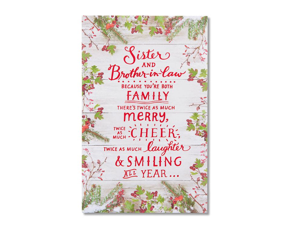 Christmas Card For Sister And Brother-in-Law | American Greetings