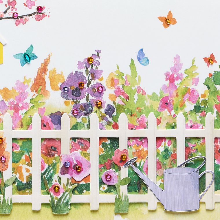 Gems Birthday Gardening Scene Birthday Greeting Card For Her Papyrus