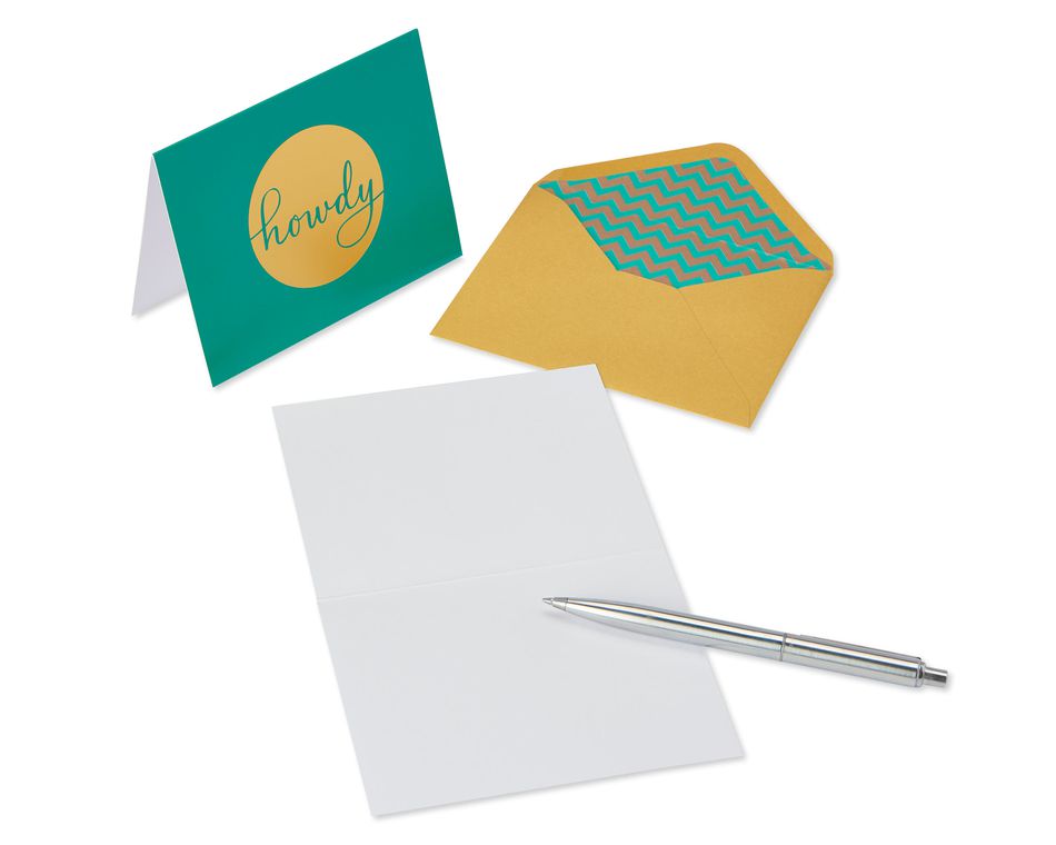 Blank Inside Handlettered Boxed Blank Note Cards, 20-Count | Papyrus