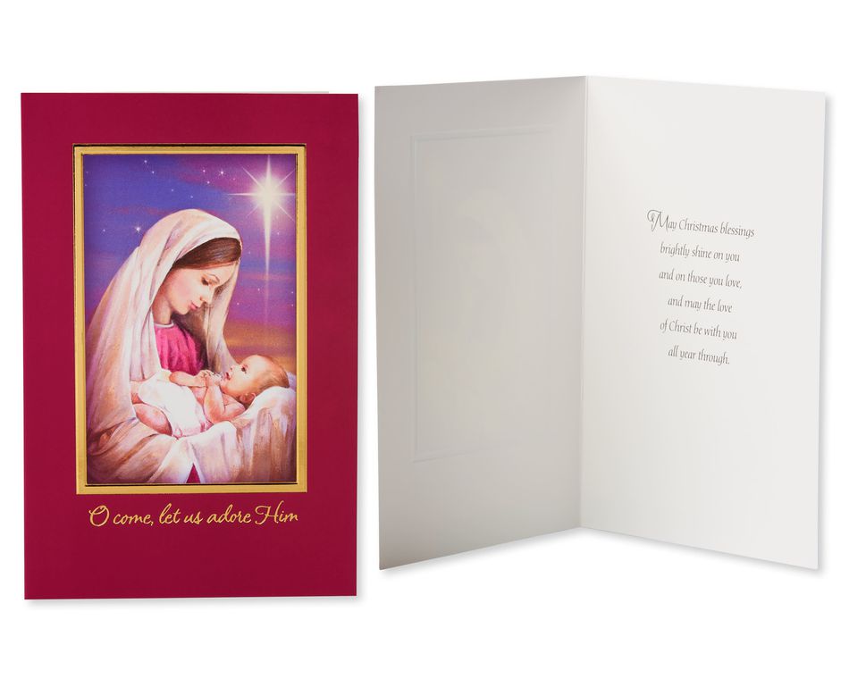 Religious Assorted Christmas Boxed Cards With White Envelopes, 24-Count | American Greetings