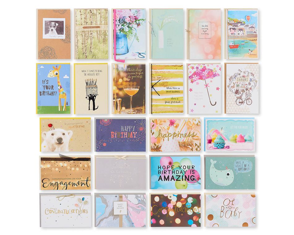 Classic Premium All Occasion Greeting Card Bundle 24 Count American Greetings