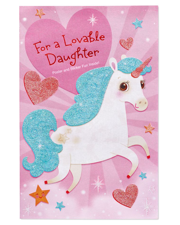Unicorn Valentine's Day Card For Daughter American Greetings