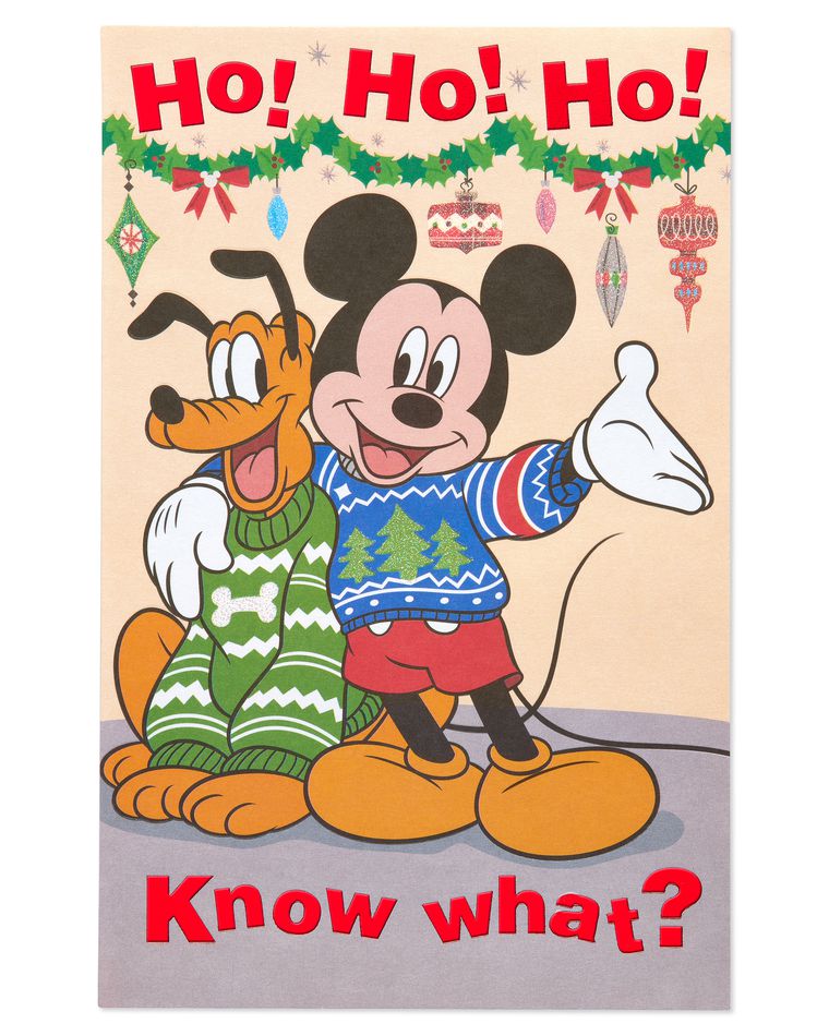 Mickey Mouse Christmas Card American Greetings