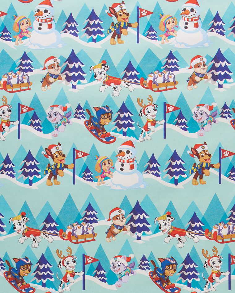 Paw Patrol Wrapping Paper Christmas Gift Wrap Roll Sq Ft | My XXX Hot Girl